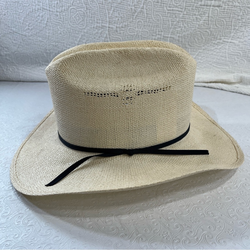 Scott Colburn Saddlery Vintage Western Cowboy Hat Genuine Bangora Size 7 3/8 - Picture 2 of 16
